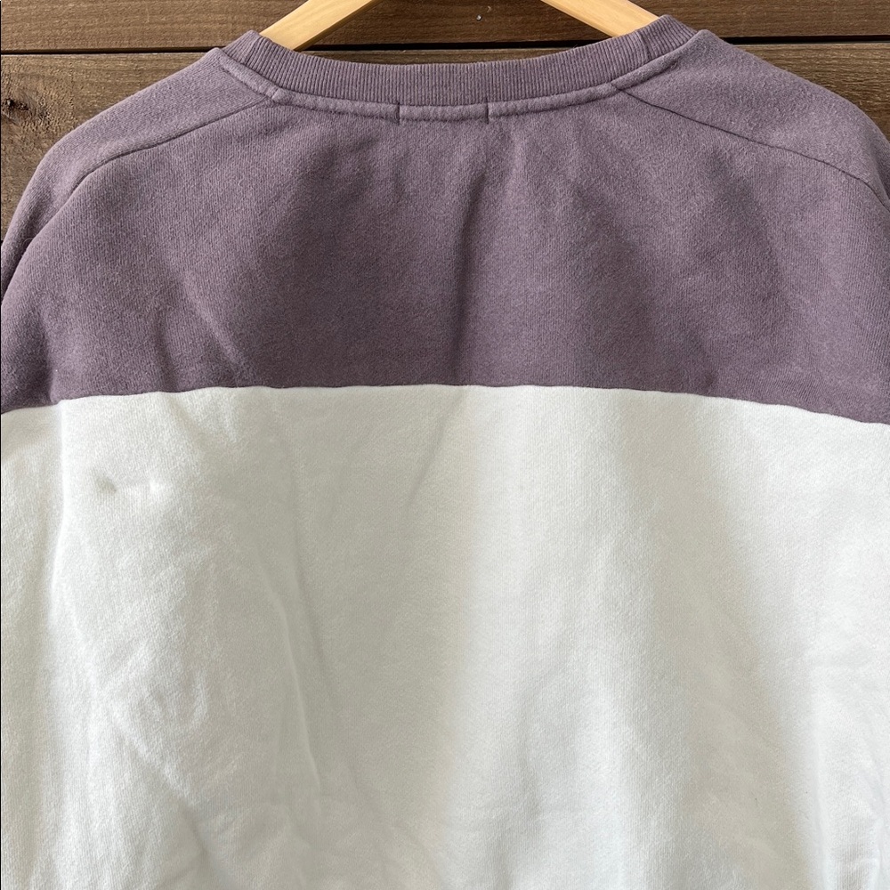 Beyond Yoga Women's Woodland Colorblock Line It Up Sweatshirt Size Medium - Picture 7 of 9